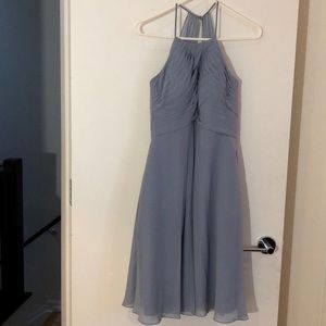 Azazie Adriana Bridesmaid Dress in Dusty Blue
